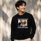 Bespoke Couple Photo Text Jumper unisex sweatshirt