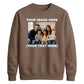 Bespoke Couple Photo Text Jumper unisex sweatshirt