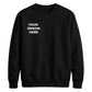 Bespoke custom graphic print comfortable unisex sweatshirt