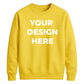 Bespoke custom graphic print comfortable unisex sweatshirt