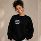 Bespoke custom graphic print comfortable unisex sweatshirt