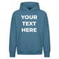 Bespoke custom text print casual streetwear oversized hoodie