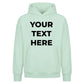 Bespoke custom text print casual streetwear oversized hoodie