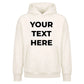 Bespoke custom text print casual streetwear oversized hoodie