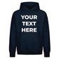 Bespoke custom text print casual streetwear oversized hoodie