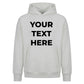 Bespoke custom text print casual streetwear oversized hoodie