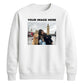 Bespoke Custom Photo Print Fleece unisex sweatshirt