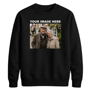 Bespoke Custom Photo Print Fleece unisex sweatshirt