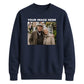 Bespoke Custom Photo Print Fleece unisex sweatshirt