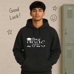 Graduation Unisex Hoodie Personalised Name Class of 2026