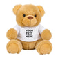 Bespoke Text Keepsake Cuddly Soft Personalised Teddy Bear