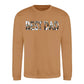 Best Dad Bold Photo Letter Fill Father's Day Sweatshirt