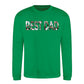 Best Dad Bold Photo Letter Fill Father's Day Sweatshirt