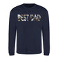 Best Dad Bold Photo Letter Fill Father's Day Sweatshirt