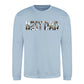 Best Dad Bold Photo Letter Fill Father's Day Sweatshirt