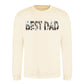 Best Dad Bold Photo Letter Fill Father's Day Sweatshirt