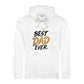 Best Dad Ever Crown Gold Bold Printed Father Day Hoodie