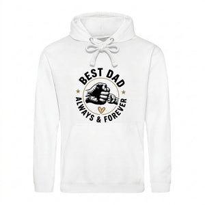 Worlds Best Dad Fathers Day Best Dad Fist Bump Hoodie Style Father Day Hoodie - Gift for Dad UK