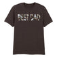 Best Dad Photo Letter Style Cool Tee Father Day T-Shirt