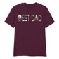 Best Dad Photo Letter Style Cool Tee Father Day T-Shirt
