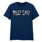 Best Dad Photo Letter Style Cool Tee Father Day T-Shirt