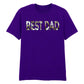 Best Dad Photo Letter Style Cool Tee Father Day T-Shirt