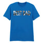 Best Dad Photo Letter Style Cool Tee Father Day T-Shirt