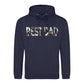 Best Dad Photo Text Pullover Father Day Hoodie