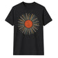 Retro sunburst graphic unisex t-shirt