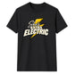 She's Electric T-Shirt | Retro Lightning Bolt Graphic Slogan Tee
