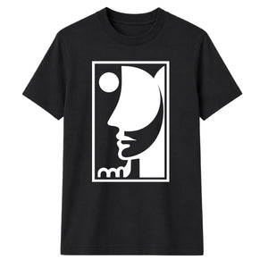 Abstract Line Art Face Silhouette Graphic Unisex T-Shirt