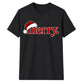 Classic retro santa hat typography Christmas Unisex T-Shirt