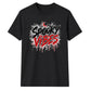 Dripping blood text spooky vibes Halloween Unisex t-shirt