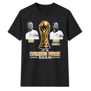 England Football 1966 to 2026 Its Coming Home Unisex T-Shirt