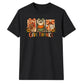 Gingham panels give thanks text Thanksgiving Unisex T-Shirt