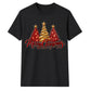 Glittering red gold tree print Christmas Unisex T-Shirt
