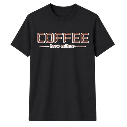 Modern Brew Culture Digital Block Slogan Unisex T-Shirt