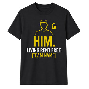 Personalise Rent Free Football Tournament Unisex T-Shirt