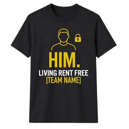 Personalise Rent Free Football Tournament Unisex T-Shirt