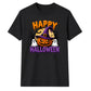 Witch hat pumpkin ghosts graphic Halloween Unisex t-shirt