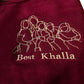 Custom Photo Embroidered Hoodie, Personalised Family Matching Sketch from Photo Unisex Jumper, 1st Anniversary Special Date Initial Sweater