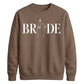 Block Text Ring Finger Graphic Bride Unisex Sweatshirt