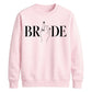 Block Text Ring Finger Graphic Bride Unisex Sweatshirt