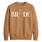 Block Text Ring Finger Graphic Bride Unisex Sweatshirt