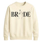Block Text Ring Finger Graphic Bride Unisex Sweatshirt