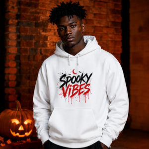 Blood splatter red spooky vibes Halloween Unisex Hoodie
