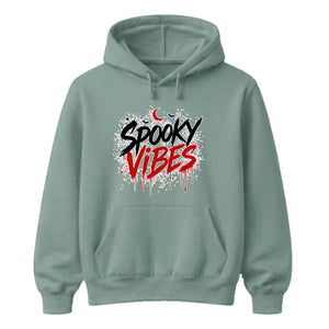 Blood splatter red spooky vibes Halloween Unisex Hoodie