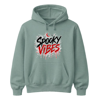 Blood splatter red spooky vibes Halloween Unisex Hoodie