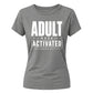 Bold Adult Mode Activated Version 18th Birthday Ladies T-Shirt