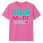 Bold Beach Mode Activated Palm Tree Graphic Unisex T-Shirt